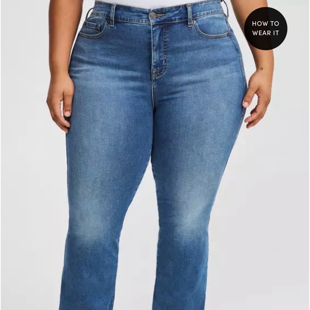 Torrid Trio Blue Bootcut Women's Jeans - ***Stretch size 16-20*** - Picture 4 of 9